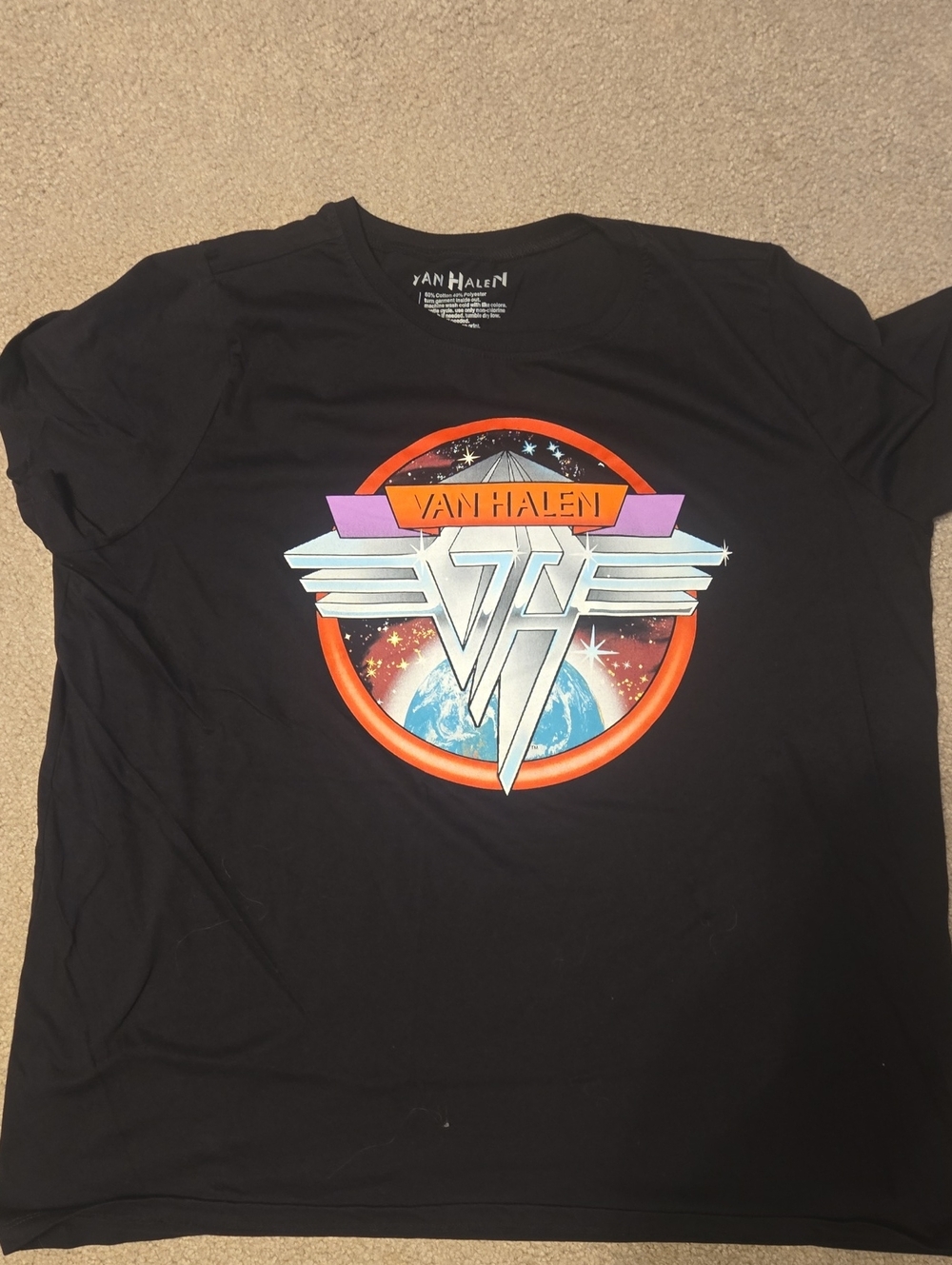 Torrid Womens Van Halen Graphic Tee - Black with Retro Logo